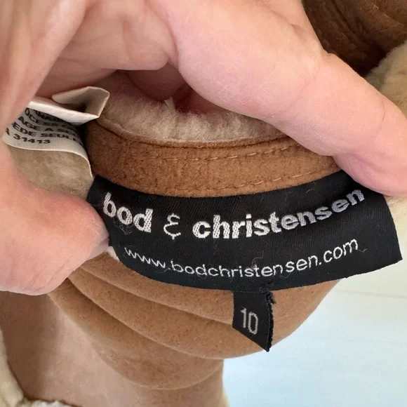 Shearling Reversible Coat with Detachable hood Size 10 Vintage - Picture 17 of 17